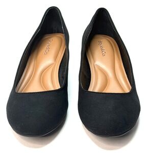 Style & Co Women's Gerriee Block-Heel Pumps Black Micro Size 7.5M NWT and BOX